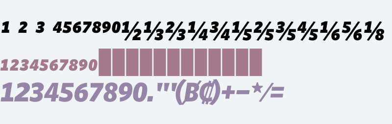 WhitneyNumeric-BlackItalic