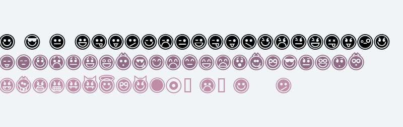 Emoticons Outline V2