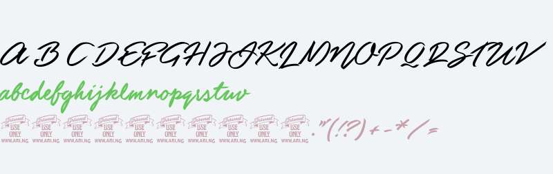 Guld Script PERSONAL USE ONLY