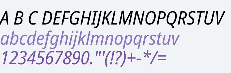 Noto Sans SemiCondensed