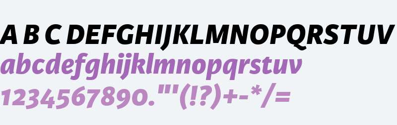 Karmina Sans W02 Xbold It