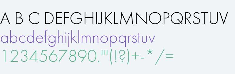 Futura Cyrillic Light