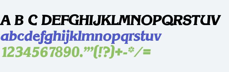 KorinthSerial-Xbold-Italic