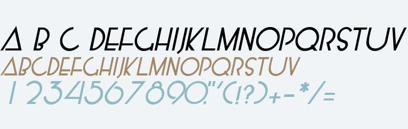 Kensington Bold Italic