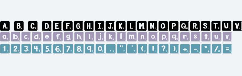 DJB Letter Game Tiles 3