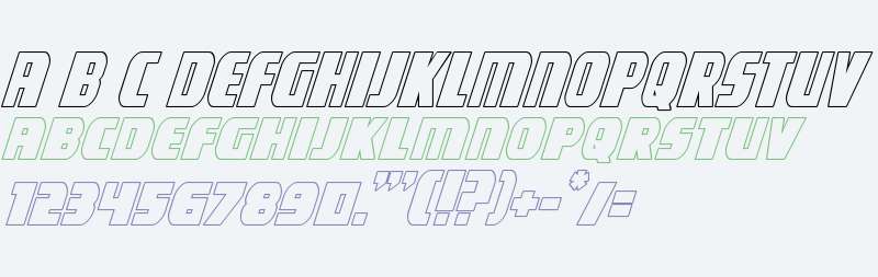 Camp Justice Outline Italic