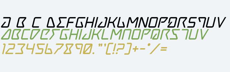 Tracer Bold Italic