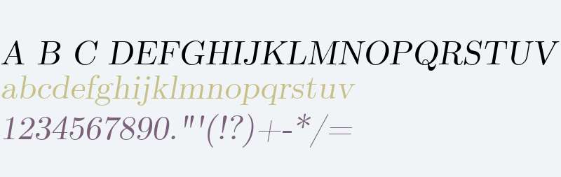 CMU Serif Extra RomanSlanted