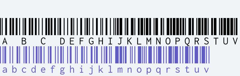 Libre Barcode 128 Text Regular