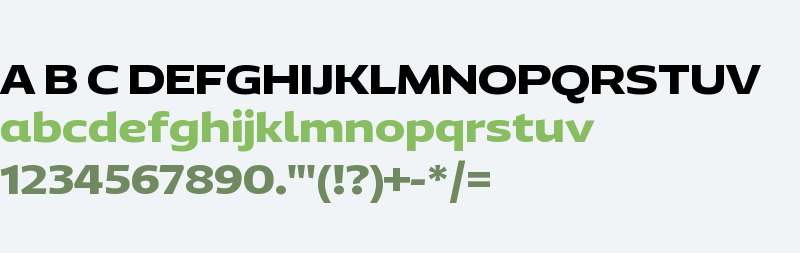 NRK Super Sans Extended Heavy