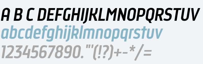 Styling W00 Bold Italic