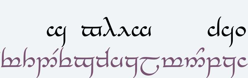 Tengwar_Eldanaro Normal