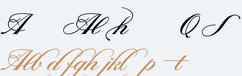 Sterling Script Swash Alts