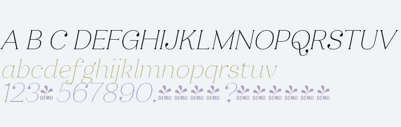 FSP DEMO - Ragazzi Light Italic