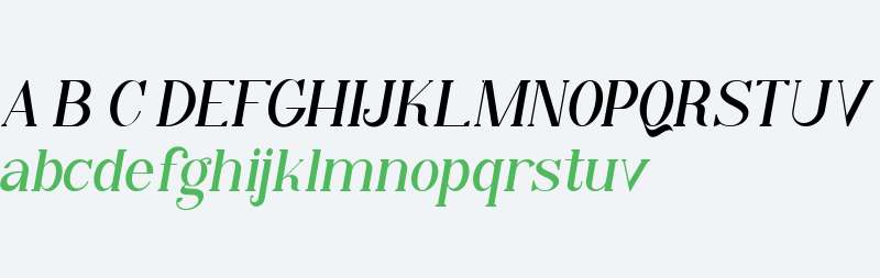 Qiba Serif Italic FREE Italic