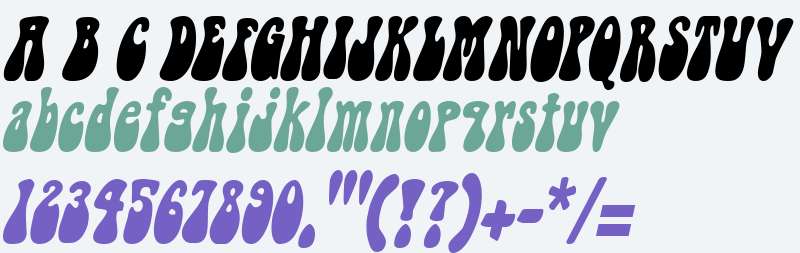 GroovyCondensed  Italic