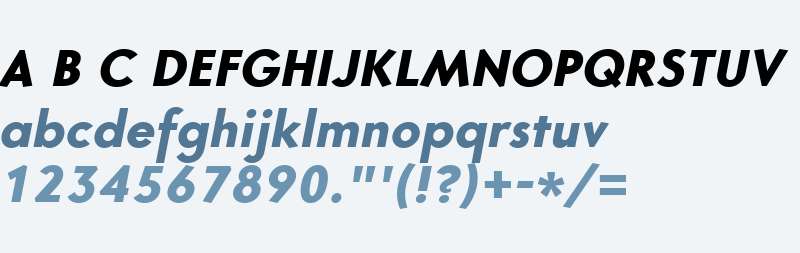 Core Sans G W01 75 XBold Italic