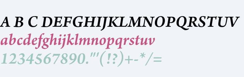 Arno Pro Semibold Italic SmText