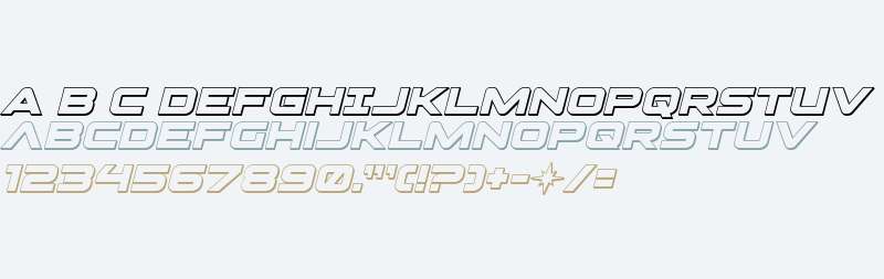 Pilot Command 3D Italic
