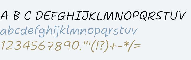 Shantell Sans Bouncy Light Italic