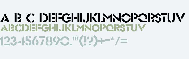 Stencil Sans  Normal