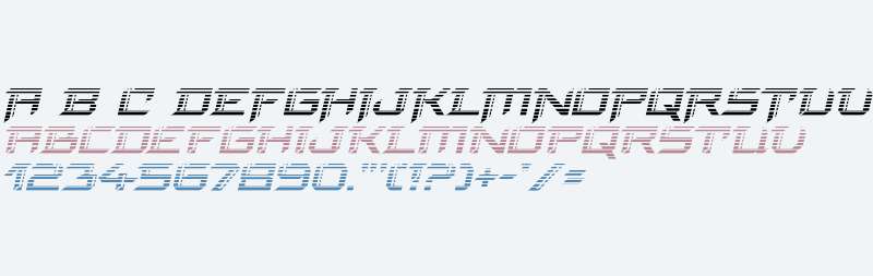 Final Front Gradient Italic
