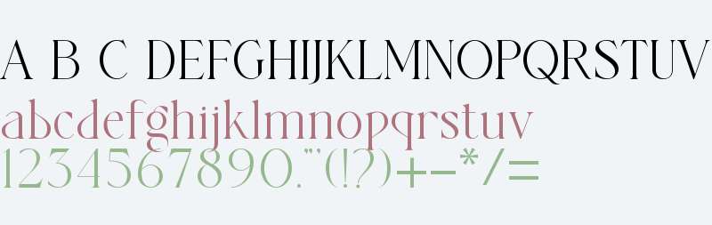 The SARGENT Serif