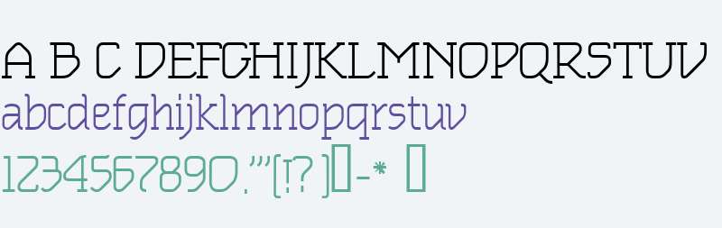 Oblique TextLight