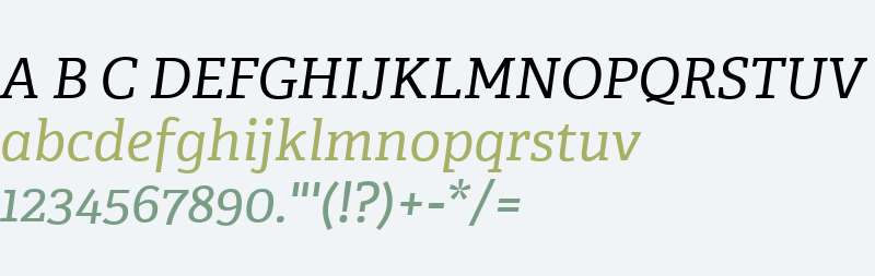 Adelle CYR W10 Italic