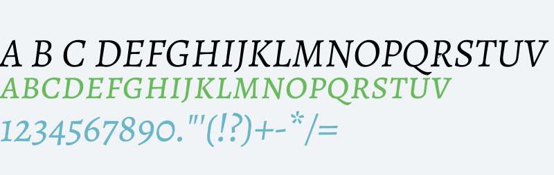 Alegreya SC Italic