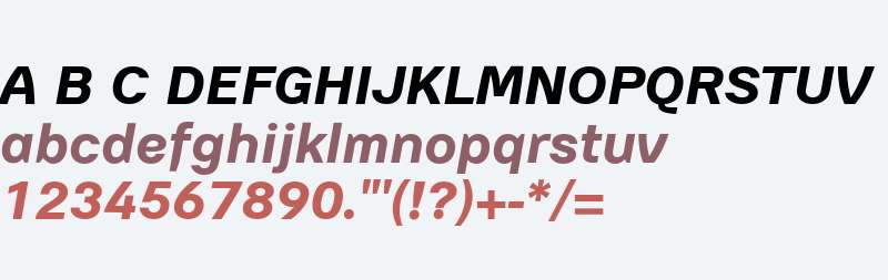 Kana Sans Bold Italic