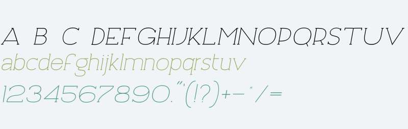 Archivio Italic W00 Slab 400