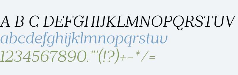 Prumo Slab W00 Light Italic