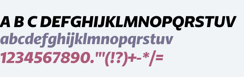 NRK Sans Heavy