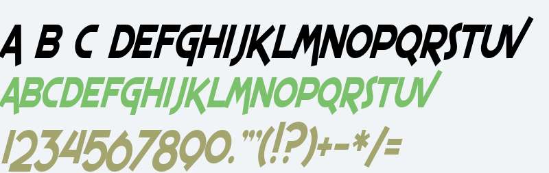 SF Espresso Shack Condensed Italic V2