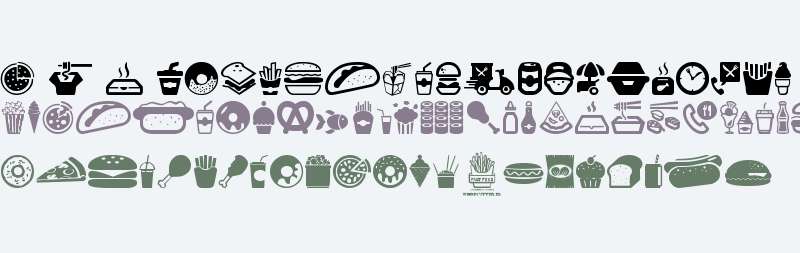 Fast Food Icons