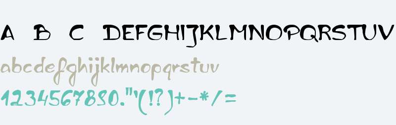 zai Ed Sloppy Handwritten