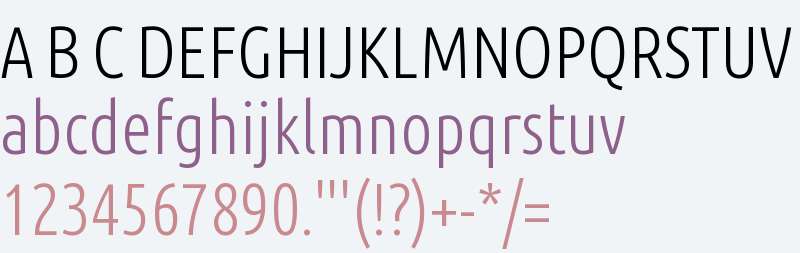 Ubuntu Sans Condensed Light