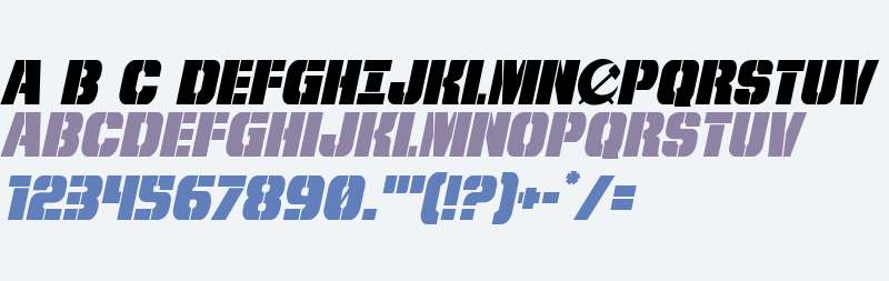 From BOND With Love Italic