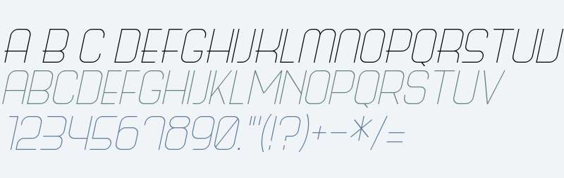 Science Fair Light Italic