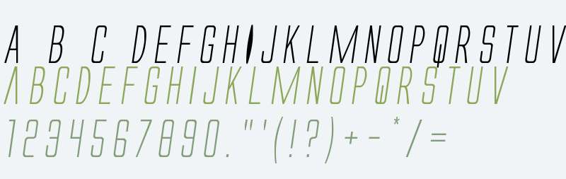 Alien League Italic