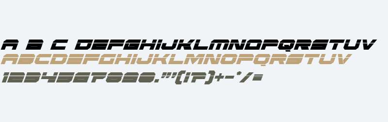 Eridanus Condensed Laser Italic