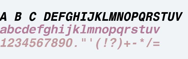 Helvetica Monospaced Pro Bold Italic