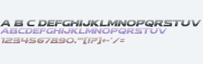 Modi Thorson Gradient Italic