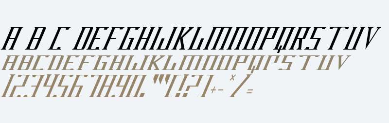 DarkWind Condensed Italic