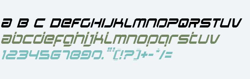 Star Eagle Laser Italic