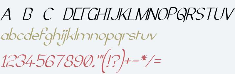 Elfar Normal Italic G98