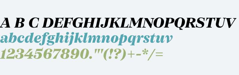 SFT Schrifted Serif TRIAL SH SH ExBd