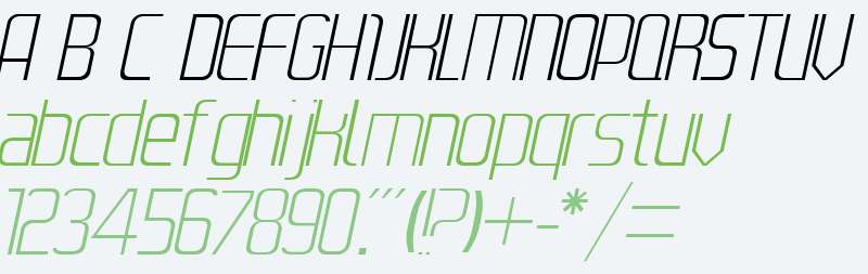 KanalUltraLightItalic W00 Rg