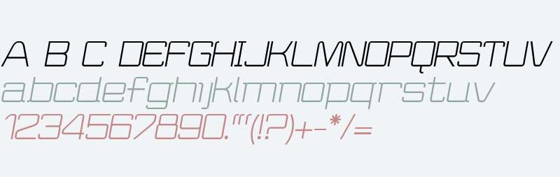 WiredRegular Italic W00 Rg